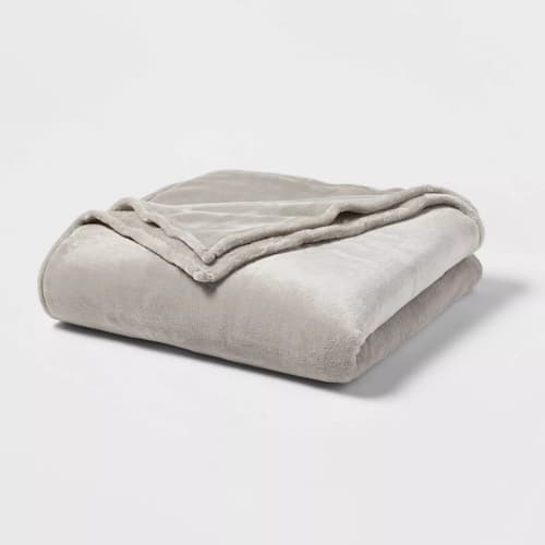 Threshold Microplush Bed Blanket