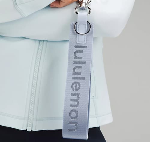 Lululemon Never Lost Keychain
