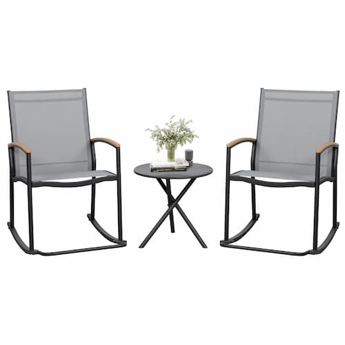 Wade Logan Brianni 2-Person Outdoor Rocking Set