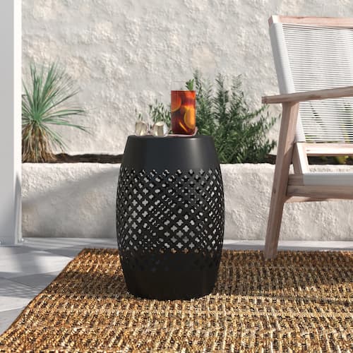 Mistana Evatt Steel Side Table