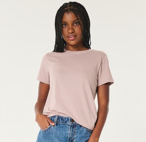 Oversized Crew Neck Tees