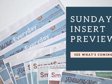Sunday Coupon Insert Preview 09/19