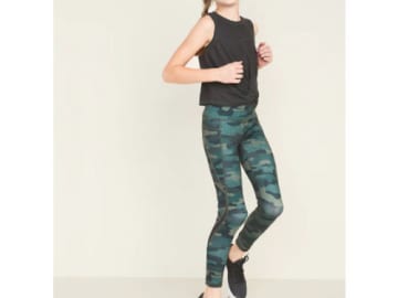 Today Only! $10 Old Navy Compression Leggings for Girls + $12 for Women