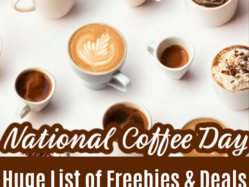 Huge List Of Freebies & Deals On National Coffee Day, September 29th!