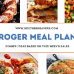 kroger meal plans 9/29