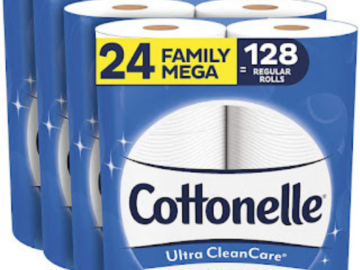 24-Count Family Mega Rolls Cottonelle Toilet Paper as low as $21.40 Shipped Free (Reg. $29.99) | Just 89¢ each roll!