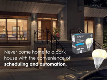 Today Only! GE Smart Bulbs, Smart Plugs, and More from $3.25 (Reg $13+) – FAB Ratings! From $3.13/bulb!