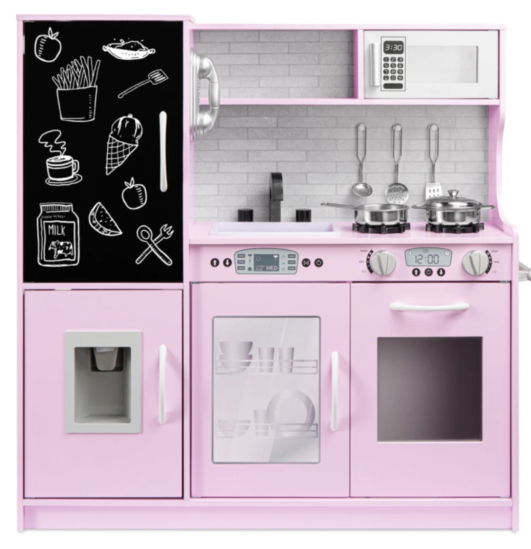 Wooden Play Kitchen with Accessories for just $109.99 shipped!