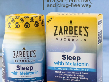 60 Count Zarbee’s Naturals Sleep with Melatonin Supplement as low as $3.64 Shipped Free (Reg. $10.99) | 6¢ each tablet!