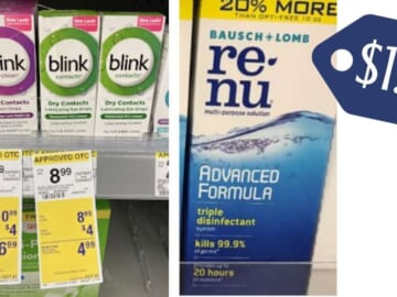 $1.99 Blink & Renu Eye Care | Walgreens Month-Long Deal