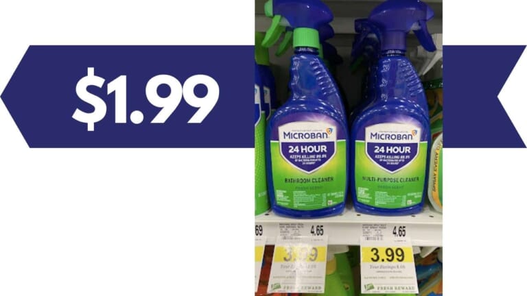 Microban 24 Hour Cleaner for $1.99 at Lowes Foods