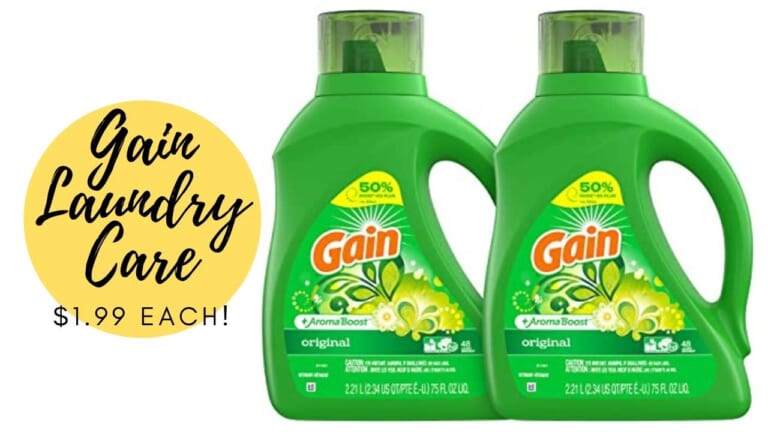 $1.99 Gain Laundry Care at Walgreens