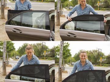 2 Pack Shade Sox Universal Fit Car Side Window Sun Shades with Travel E-Book $18.97 (Reg. $30)