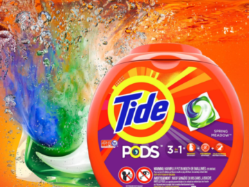 81-Ct Tide PODS 3-in-1 HE Turbo Spring Meadow as low as $13.65 Shipped Free (Reg. $21) | Just 17¢/pod!