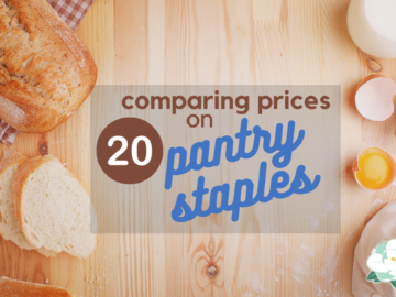 Comparing Prices on 20 Pantry Staples