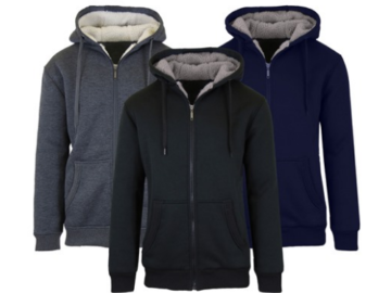 2-Pack Sherpa Fleece-Lined Zip Hoodies for Men and Women from $23.99 (Reg. $49.99) – From $12 per hoodie