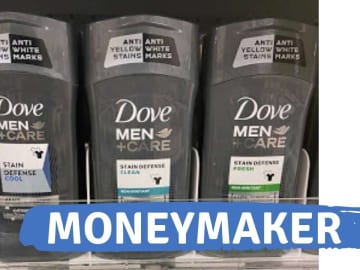 Money Maker Dove Men+Care Deodorant | Walgreens Deal
