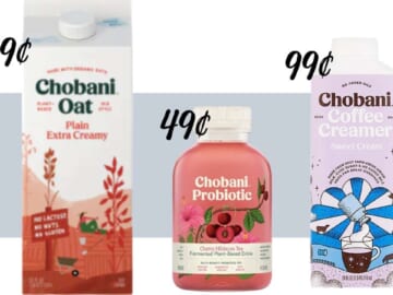 Chobani Oat Milk, Coffee Creamer, & Probiotic Deals at Publix