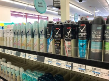 Free Degree Dry Spray Deodorant Sample