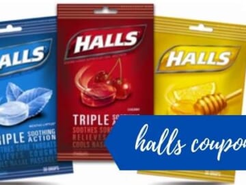 $1.50 off Halls Cough Drops = $2 Big Bags at CVS