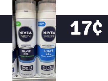 17¢ Nivea Men Shave Gel
