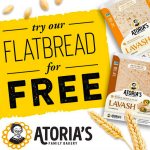Free Atoria’s Flatbread Product Coupon