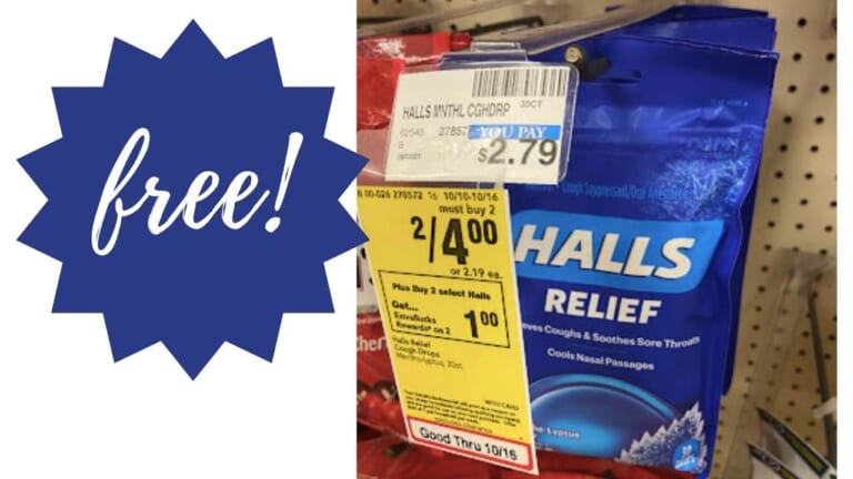 $1.50 off Halls Cough Drops = FREE at CVS