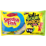 115-Count SOUR PATCH KIDS Candy & SWEDISH FISH Candy, Halloween Candy Variety Pack $7.99 (Reg.$9.99) | $0.07 per candy