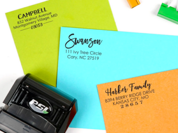 Self-Inking Address Stamps