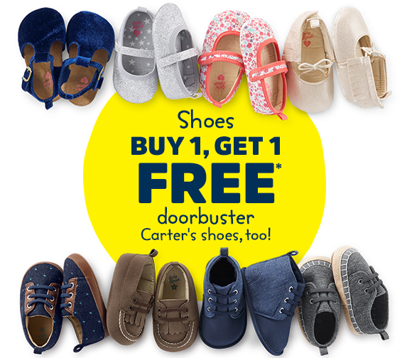 Carter’s & OshKosh | BOGO Kid’s Shoes