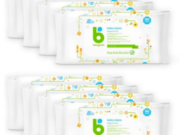 Babyganics Unscented Diaper Wipes, 640 Count only $18.77!