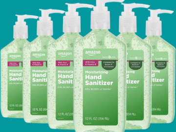 6-Pack Amazon Basic Care Aloe Hand Sanitizer as low as $7.19 Shipped Free (Reg. $10.48) | $1.20 each!
