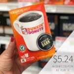 Dunkin’ Donuts Coffee Products Are As Low As $5.24 At Publix (Save Up To $4.25)