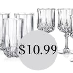 Martha Stewart Long Champ Glassware Sets for $10.99