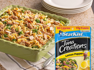 12-Pack StarKist Tuna Creations Lemon Pepper as low as $7.96 Shipped Free (Reg. $12) – FAB Ratings! | Just 66¢/Pouch!