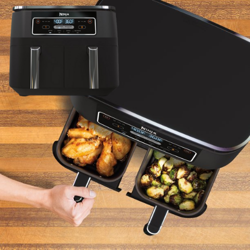 Walmart Early Black Friday! Ninja Foodi 4-in-1 8-qt. 2-Basket Air Fryer $139 Shipped Free (Reg. $159.99) – FAB Ratings! 600+ 4.7/5 Stars!