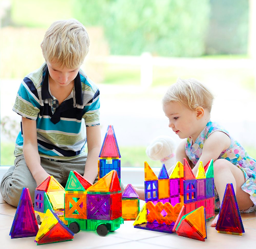 Picasso Tiles 180-Piece Magnetic Building Block Set