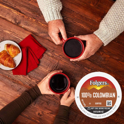 128-Count Folgers 100% Colombian Medium Roast Coffee Keurig K-Cup Pods $35.33 Shipped Free (Reg. $82.32) | 28¢ each!