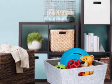 Threshold Decorative Storage Bins from $5.60 (Reg. $8) | Perfect for organizing any room in the house!