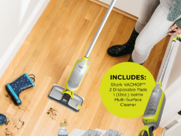 Shark Cordless Vacuum Mop Kit $59 Shipped Free (Reg. $99) – FAB Ratings! Includes 2 Disposable VACMOP Pad + Multi-surface cleaner