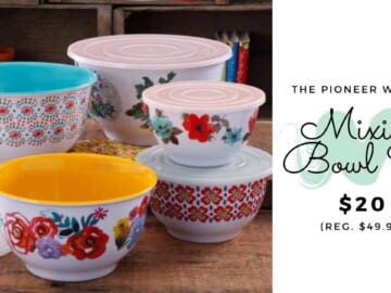 pioneer woman mixing bowl set