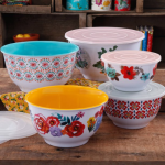 The Pioneer Woman Mixing Bowl Set $20 (Reg. $50)