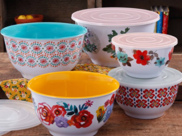 The Pioneer Woman Mixing Bowl Set $20 (Reg. $50)