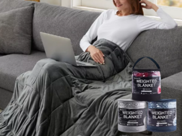 Ultra Plush Weighted Blanket $25.49 After Code (Reg. 80) + Earn 5 Kohl’s Cash + Free Curbside Pickup | Awesome Gift Idea!