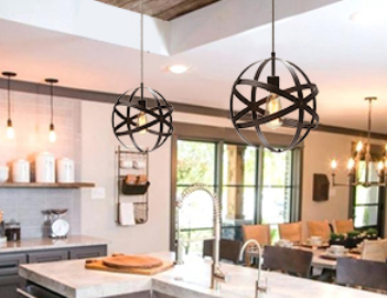 Farmhouse Metal Pendant Light only $24.99 shipped!