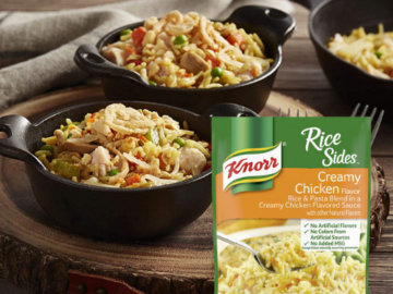 8-Pack Knorr Rice Sides, Creamy Chicken as low as $6.39 Shipped Free (Reg. $16.80) | 80¢ each pouch! – FAB Ratings!