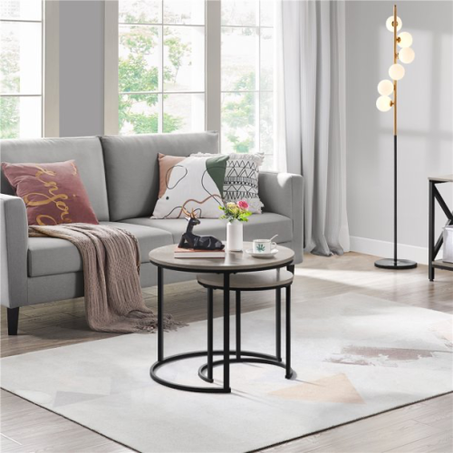 Save Space While Adding Useful Decor with this FAB Set of Nesting Coffee Tables, Just $64.45 + Free Shipping! 