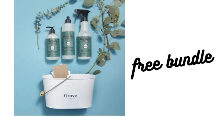 Free Mrs. Meyer’s & Grove Caddy Set