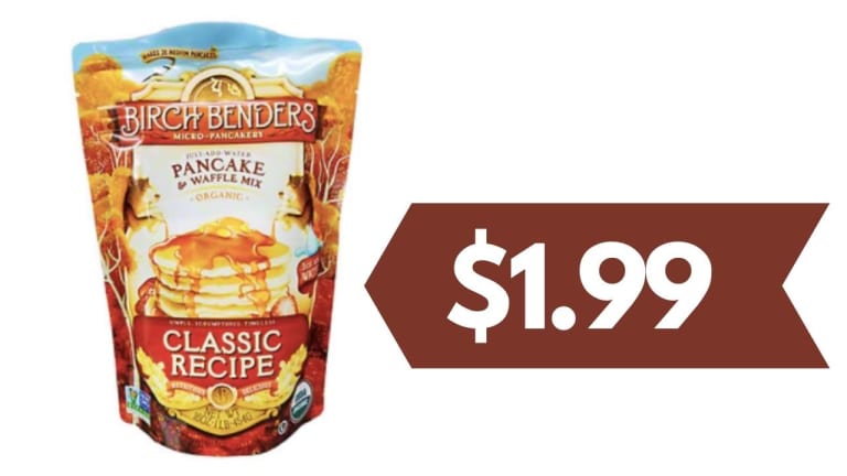 $1.99 Birch Benders Pancake & Waffle Mix