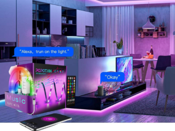 Smart LED Color-Changing 16ft. Rope Light $9.49 After Code (Reg. $18.99) – FAB Ratings!
